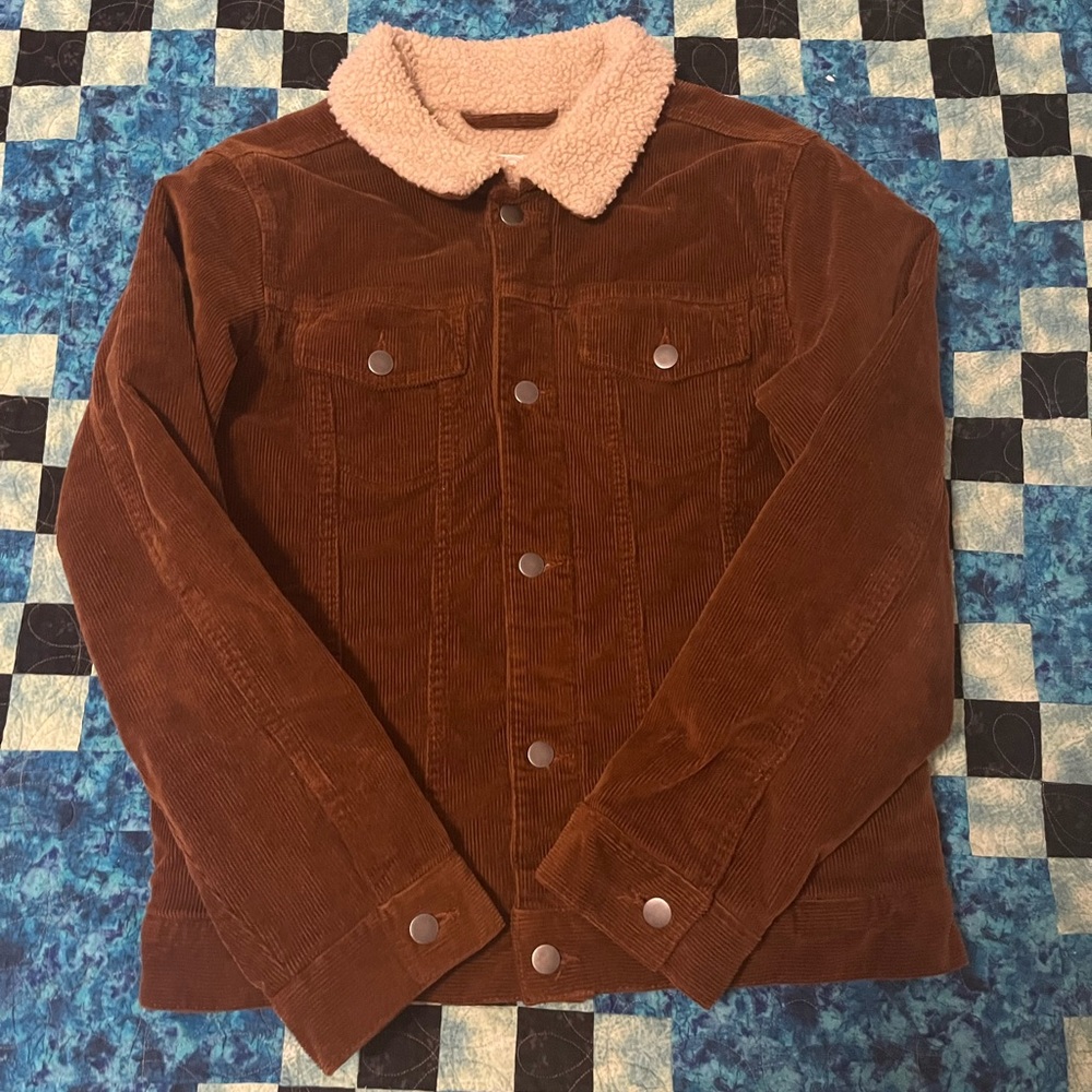 Sherpa lined courdroy Jacket